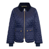 Giubbini Donna Barbour - Fitted Beadnell Quilt - Blu