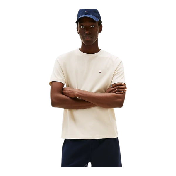 T-shirt Uomo Tommy Hilfiger - Ess Seasonal Reg Fit Solid Tee - Panna
