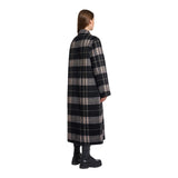 Cappotti Donna RINO & PELLE - Double breasted reversible coat - Nero