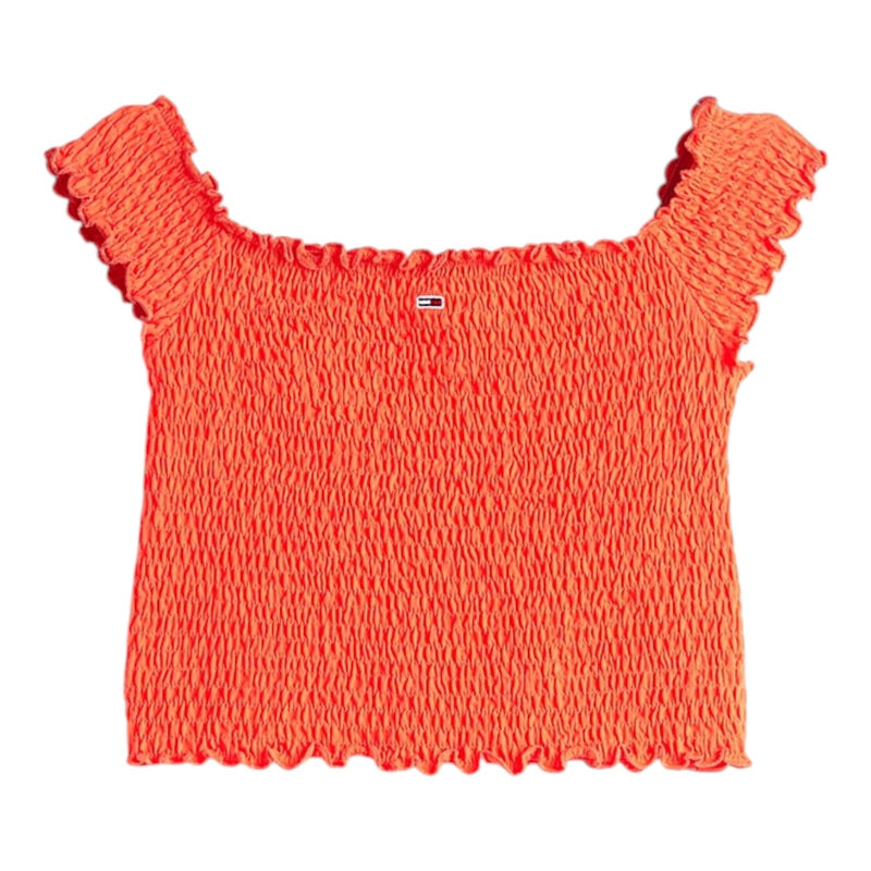 Canotte e top Donna Tommy Hilfiger - Tjw Crp Smock Top - Rosso