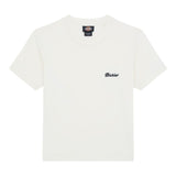 T-shirt Donna Dickies - Lewistown Embro Ss Tee W Egret - Bianco