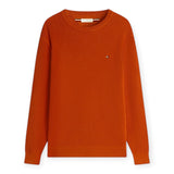Maglioni Uomo Tommy Hilfiger - Seasonal Structure Crew Neck - Ruggine