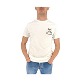 T-shirt Uomo Bl'ker - Grafica Exploring Maine - Bianco