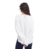 Maglie Donna Barbour - Marine Knitted Jumper - Bianco