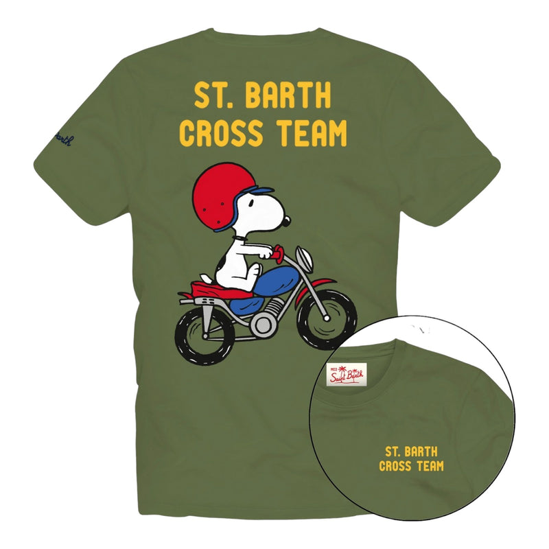 T-shirt Bambini Unisex Mc2 Saint Barth - T-Shirt Boy Cotton Classic T Shirt - Verde