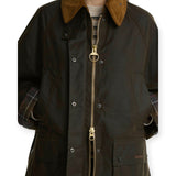 Giubbini Donna Barbour - Womens Bedale Wax - Verde
