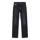 Jeans Donna Calvin Klein - High Rise Straight - Nero