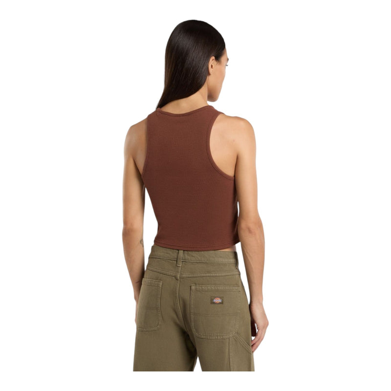 Canotte e top Donna Dickies - V Neck Top W - Marrone
