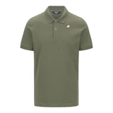 Polo Uomo K-Way - Vinnie Pique - Verde militare