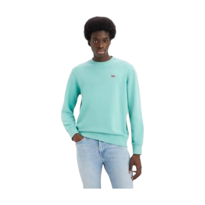 Felpe senza cappuccio Uomo Levi's - The Original Hm Crew - Verde