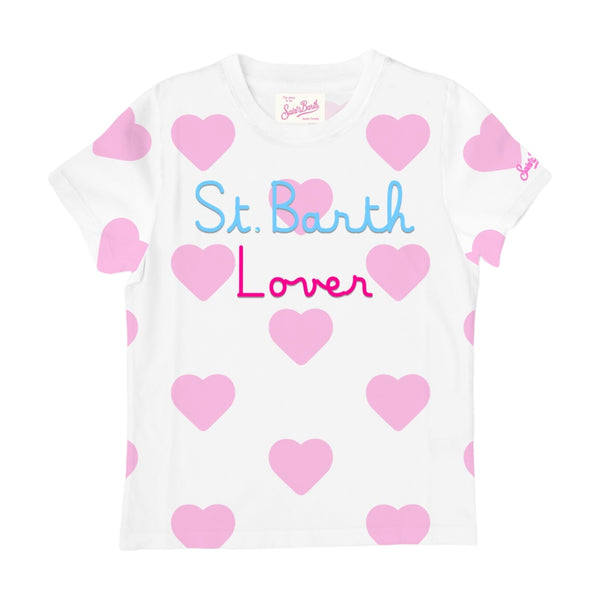 T-shirt Bambina Mc2 Saint Barth - Elly Cotton T-Shirt - Multicolore