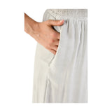 Pantaloni Donna Sanctamuerte - Pantalone Palazzo - Avorio