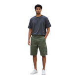 Bermuda Uomo Impure - Fatigue Short Comf.cotton Slub F/D Mil.green - Verde