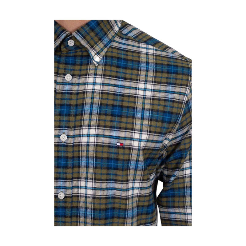 Camicie casual Uomo Tommy Hilfiger - Brushed Tommy Tartan Small Shirt - Multicolore