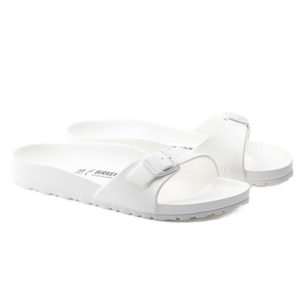 Ciabatte Uomo Birkenstock - Madrid Eva White,Eva-Calz.s - Bianco