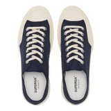 Sneaker Uomo Superga - 2432 Works Low Cut Cotton Canvas - Blu