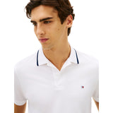 Polo Uomo Tommy Hilfiger - Performance Tipped Reg Polo - Bianco
