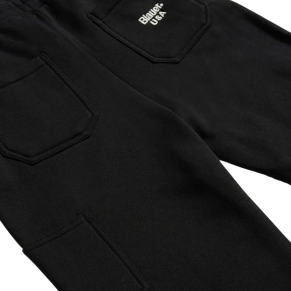 Pantaloni Ragazzo Blauer - Julian Junior Pantalone Tuta - Nero