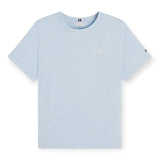 T-shirt Donna Tommy Hilfiger - Th Script Reg C-Nk Ss Tee - Celeste