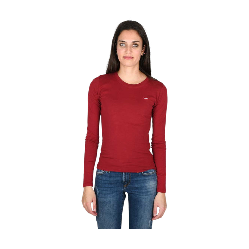 Maglie a manica lunga Donna Levi's - T-Shirt M/L - Bordeaux