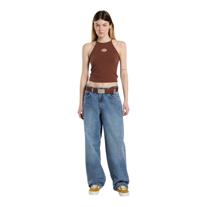 Canotte e top Donna Dickies - Chain Lake Vest V - Marrone