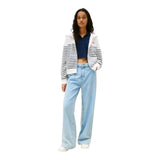 Felpe con cappuccio Donna Tommy Hilfiger - Tjw Bxy Script Logo Zip Thru - Bianco