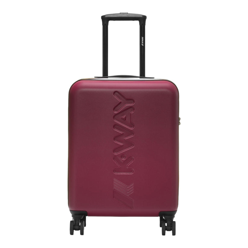 Valigie Unisex K-Way - Cabin Trolley Small - Bordeaux