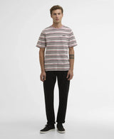T-shirt Uomo Barbour - Burnwood Stripe T-Shirt - Rosa