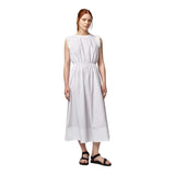 Vestiti casual Donna Alpha Studio - Abito Giro S/M Lungo Rouche - Bianco