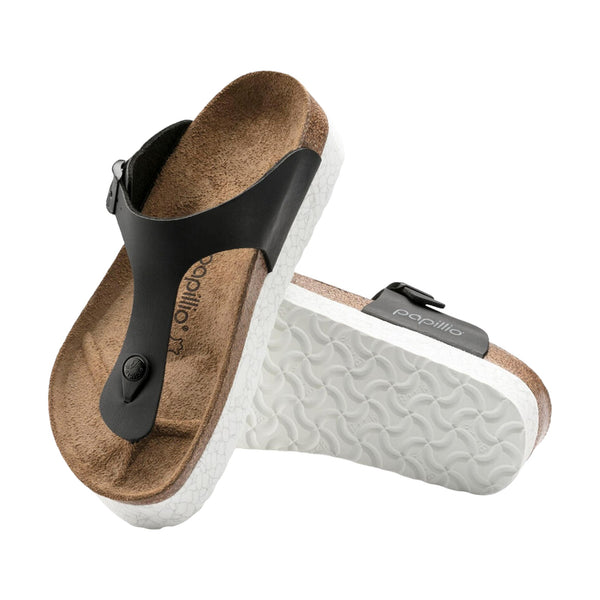 Ciabatte Donna Birkenstock - Gizeh Papillio - Nero