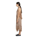 Vestiti casual Donna Sanctamuerte - Abito Lungo Jersey - Cammello