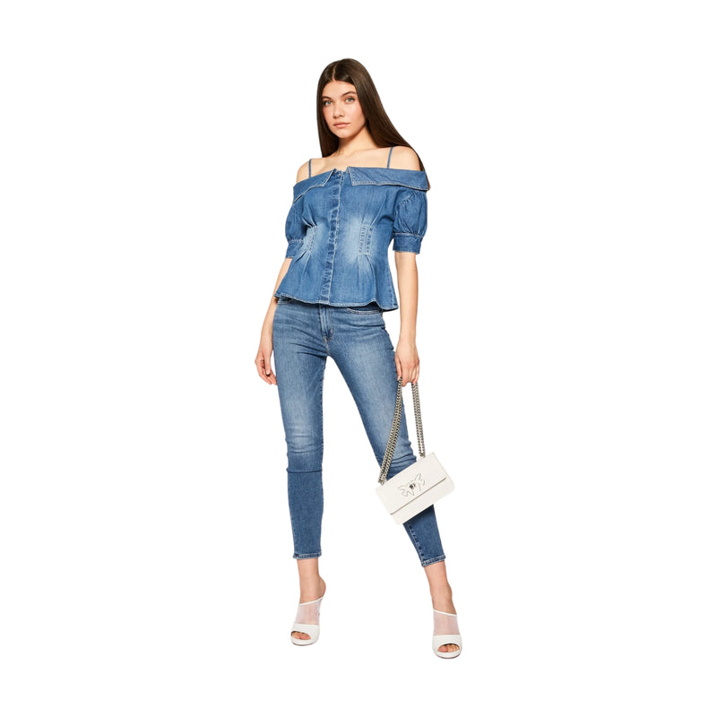 Jeans Donna Levi's - 721 High Rise Skinny Dont Be Extra - Blu