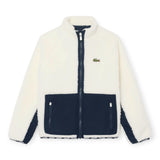 Felpe senza cappuccio Ragazza Lacoste - Lcn Lacoste Sherpa Jacket - Blu