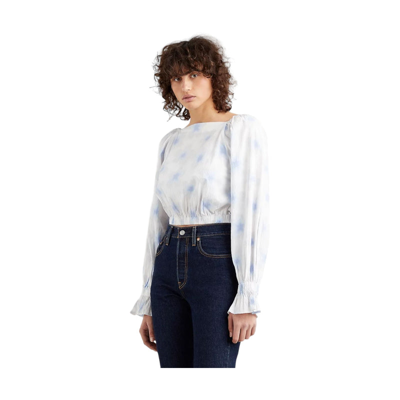 Canotte e top Donna Levi's - Daphne Scrunchie Blouse Starburst Cool - Multicolore