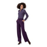Pantaloni Donna Surkana - Pantalóni a gamba dritta - Viola