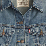 Gilet Donna Levi's - Shrunken 90S Vest Stop Flaxing Vest - Denim