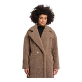 Cappotti Donna RINO & PELLE - Teddy double breasted coat - Beige