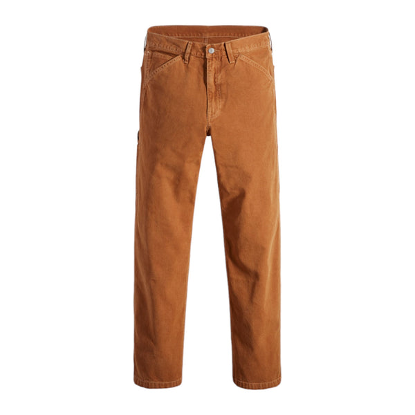 Pantaloni Uomo Levi's - 568 Stay Loose Carpenter Dark Ginger Btm - Marrone