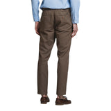 Pantaloni Uomo Impure - Chino Long Comf.mixed Linen G/D - Marrone