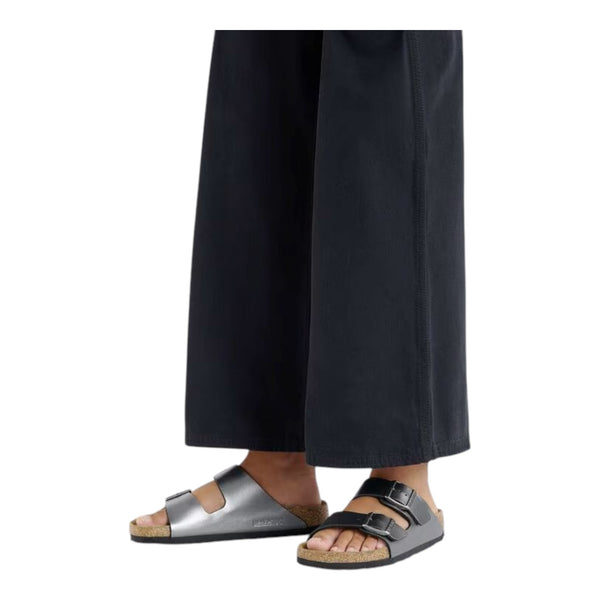 Sandali Unisex Birkenstock - Arizona metallic black, Birko Flor - Nero