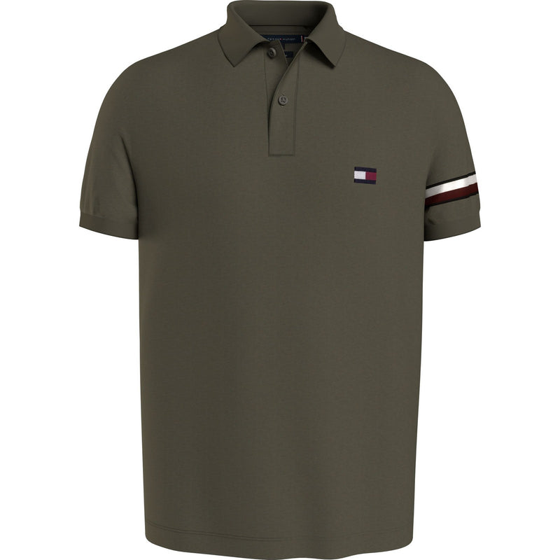 Polo Uomo Tommy Hilfiger - Global Stp Placement - Verde