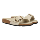 Sandali Unisex Birkenstock - Madrid Big Buckle HEX Natural Lea - Panna