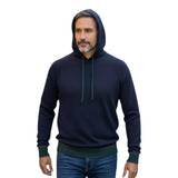 Maglione Uomo Alpha Studio - Cappuccio M/L Geelong Sport - Blu