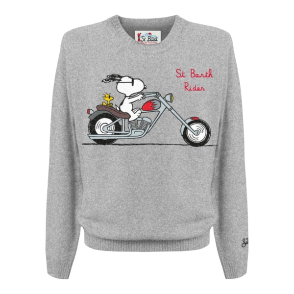 Maglioni Ragazzo Mc2 Saint Barth - Douglas	Crewneck Jaquard Sweater - Grigio