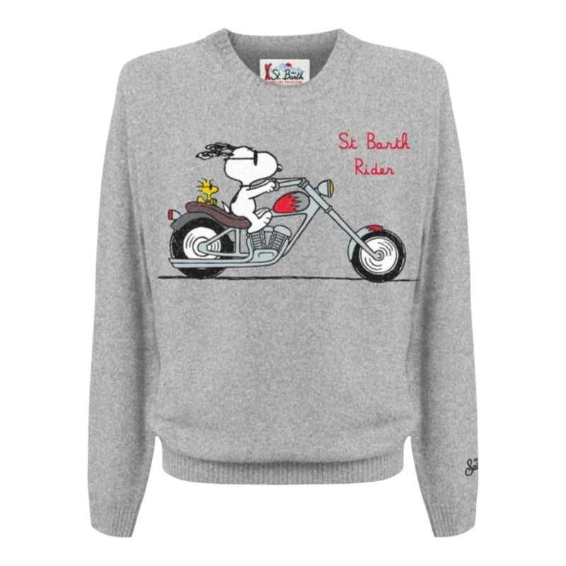 Maglioni Ragazzo Mc2 Saint Barth - Douglas	Crewneck Jaquard Sweater - Grigio