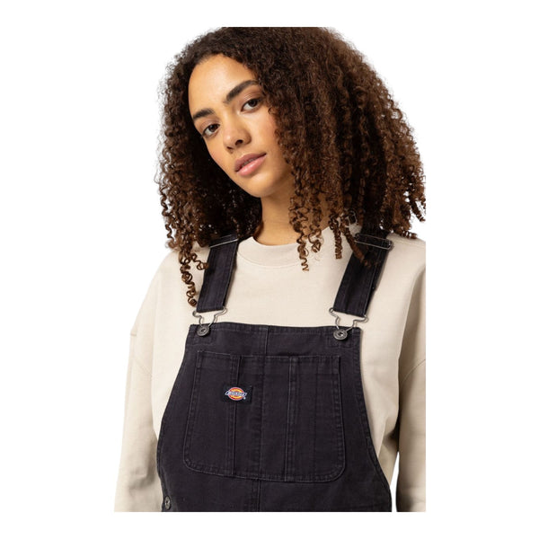Salopette Donna Dickies - Dickies Duck Canvas Classic Bib W Sw Black - Nero