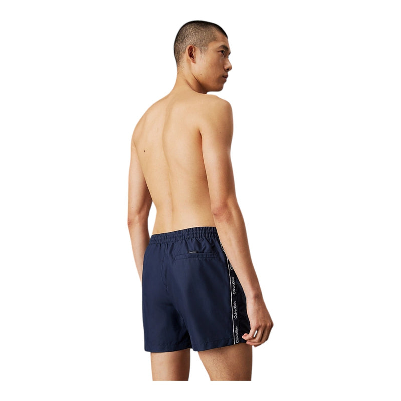 Pantaloncini e calzoncini Uomo Calvin Klein - Medium Drawstring Logo Tape - Blu