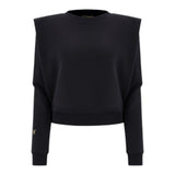 Felpe senza cappuccio Donna MACRON CLUB HOUSE - Mch Fcf Wmn Olimpia Cotton Sweat - Nero