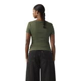 T-shirt Donna Levi's - Essential Sqrd Neck Tee - Verde