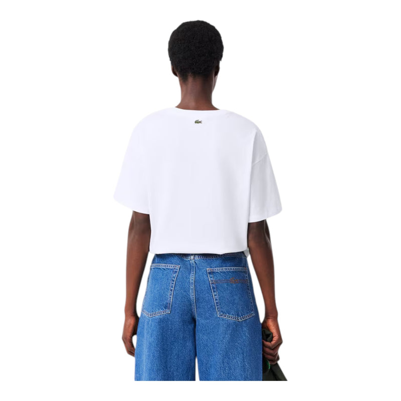 T-shirt Donna Lacoste - T-Shirt - Bianco